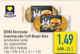 Sauerteig oder Craft Burger Buns von EDEKA Herzstücke im aktuellen diska Prospekt für 1,49 €