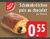 Schokobrötchen pain au chocolat bei E center im Bad Münstereifel Prospekt für 0,55 €