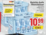 Quelle Mineralwasser bei Trinkgut im Recklinghausen Prospekt für 10,99 €