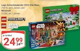 Adventskalender 2025 Star Wars im Angebot bei GLOBUS in Kempen Adventskalender 2025 Star Wars Angebote von LEGO bei GLOBUS Kempen für 24,99 €