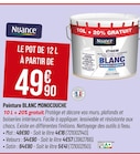 Peinture BLANC MONOCOUCHE - Nuance en promo chez Bricorama Plaisir à 49,90 €