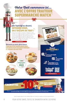 Promotion Pizza dans le prospectus Supermarchés Match, valable du 27/12/2025 au 04/01/2026 Promo Pizza dans le catalogue Supermarchés Match du moment à la page 4
