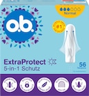 Tampons ExtraProtect Normal von o.b. für 6,45 € bei dm-drogerie markt im Angebot Tampons ExtraProtect Normal von o.b. im aktuellen dm-drogerie markt Prospekt