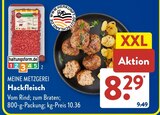 Hackfleisch von Meine Metzgerei im aktuellen ALDI SÜD Prospekt für 8,29 €
