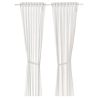 Aktuelle Gardinen Angebote bei IKEA in München Aktuelles 2 Gardinen + Raffhalter Punkte/weiß Angebot bei IKEA in München ab 15,29 €