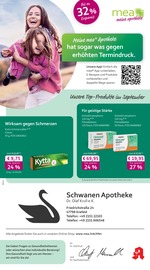 mea - meine apotheke Apotheken Prospekt der aktuellen Woche mit 4 Seiten, gültig von 01.09.2026 bis 30.09.2026, in Krefeld und Umgebung Aktueller mea - meine apotheke Apotheken Prospekt in Krefeld und Umgebung, "Unsere September-Angebote" mit 4 Seiten, 01.09.2026 - 30.09.2026