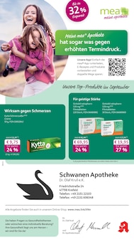 mea - meine apotheke Prospekt der KW 36 "Unsere September-Angebote" Aktueller mea - meine apotheke Prospekt "Unsere September-Angebote" Seite 1 von 4 Seiten