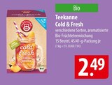 Teekanne Cold & Fresh im Angebot bei famila Nordost in Neustadt Teekanne Cold & Fresh Angebote bei famila Nordost Neustadt für 2,49 €