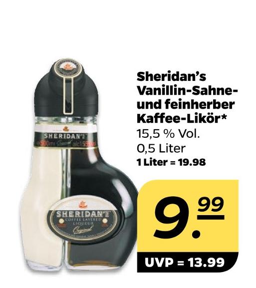 Vanillin-Sahne- und feinherber Kaffee-Likör