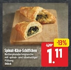 Spinat-Käse-Schiffchen für 1,11 € bei EDEKA im Angebot Spinat-Käse-Schiffchen im aktuellen EDEKA Prospekt