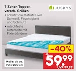 7-Zonen Topper, versch. Größen bei Netto Marken-Discount im Grevenbroich Prospekt für 59,99 €