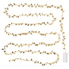 Lichterkette (40), LED batteriebetrieben Blatt/goldfarben von STRÅLA für 9,99 € bei IKEA im Angebot Lichterkette (40), LED batteriebetrieben Blatt/goldfarben von STRÅLA im aktuellen IKEA Prospekt