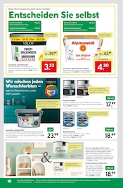 Aktueller BayWa Bau- und Gartenmärkte Prospekt mit Alpina, "Hier bin ich gern", Seite 10