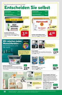 Wandfarbe im BayWa Bau- und Gartenmärkte Prospekt "Hier bin ich gern" mit 16 Seiten (Würzburg)