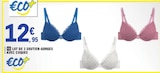 Lot de 3 soutiens-gorge avec coques - ECO+ - E.Leclerc à Nantes Lot de 3 soutiens-gorge avec coques - ECO+ en promo chez E.Leclerc Nantes à 12,95 €