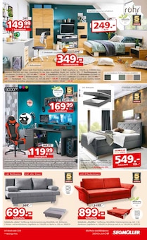 Bett im Segmüller Prospekt "SEGMÜLLER Highlight Angebote" mit 30 Seiten (Ludwigshafen (Rhein))