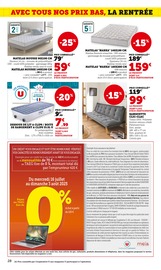 Matelas Angebote im Prospekt "LES PRIX BAS Spécial rentrée" von Hyper U Matelas Angebote im Prospekt "LES PRIX BAS Spécial rentrée" von Hyper U auf Seite 28