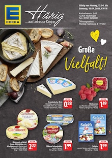 Aktueller EDEKA Reutlingen Prospekt EDEKA Prospekt Reutlingen "Aktuelle Angebote" mit 2 Seiten