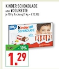 Kinder Schokolade im Angebot bei Marktkauf in Köln Kinder Schokolade Angebote von Kinder bei Marktkauf Köln für 1,29 €