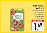 Backzutaten im EDEKA Prospekt Haselnuss-krokant im aktuellen EDEKA Prospekt für 1,49 €
