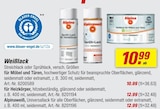 Streichlack für Möbel und Türen Angebote von Alpinaweiß bei toom Baumarkt Aalen für 10,99 €