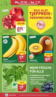 ALDI Nord Prospekt der Woche "Aktuelle Angebote" Seite 2, 27.10.2025 bis 01.11.2025 für Werneuchen Aktueller ALDI Nord Prospekt "Aktuelle Angebote" Seite 2 von 45 Seiten für Werneuchen