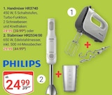 Handmixer HR3740 Angebote von Philips bei GLOBUS Rostock für 24,99 €