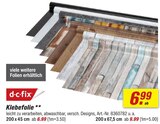 Klebefolie im toom Baumarkt Prospekt Klebefolie von d-c-fix im aktuellen toom Baumarkt Prospekt für 6,99 €