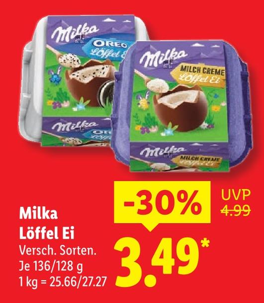 Löffel Ei Milch Creme