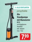 Alu-Standpumpe mit Manometer im Angebot bei famila Nordost in Langenhagen Alu-Standpumpe mit Manometer Angebote von prophete bei famila Nordost Langenhagen für 7,99 €