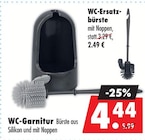 WC-Garnitur für 2,49 € bei Mäc-Geiz im Angebot WC-Garnitur im aktuellen Mäc-Geiz Prospekt