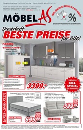 Aktueller Möbel AS Prospekt mit Küchenmöbel, "Dauerhaft BESTE PREISE für Alle!", Seite 1