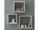 Promo Lot de 3 cubes blanc 30 cm "Rabella" à 14,90 € dans le catalogue Brico Dépôt à Staple
