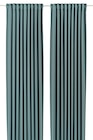 2 Gardinenschals (abdunk.) dunkelgrautürkis/mit Gardinenband 145x250 cm Angebote von MAJGULL bei IKEA Leverkusen für 39,99 €