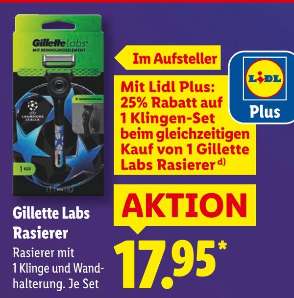 Gillette Labs Rasierer