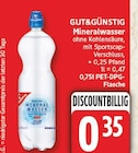 Mineralwasser von Gut&Günstig im aktuellen EDEKA Prospekt