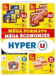 Catalogue Hyper U à Vinon-sur-Verdon, avec 16 pages Prospectus Hyper U à Vinon-sur-Verdon, "MÉGA FORMATS MÉGA ÉCONOMIES", 16 pages, 27/05/2025 - 08/06/2025