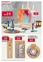 Woolworth Acrylfarben im Prospekt Woolworth Acrylfarben im Prospekt