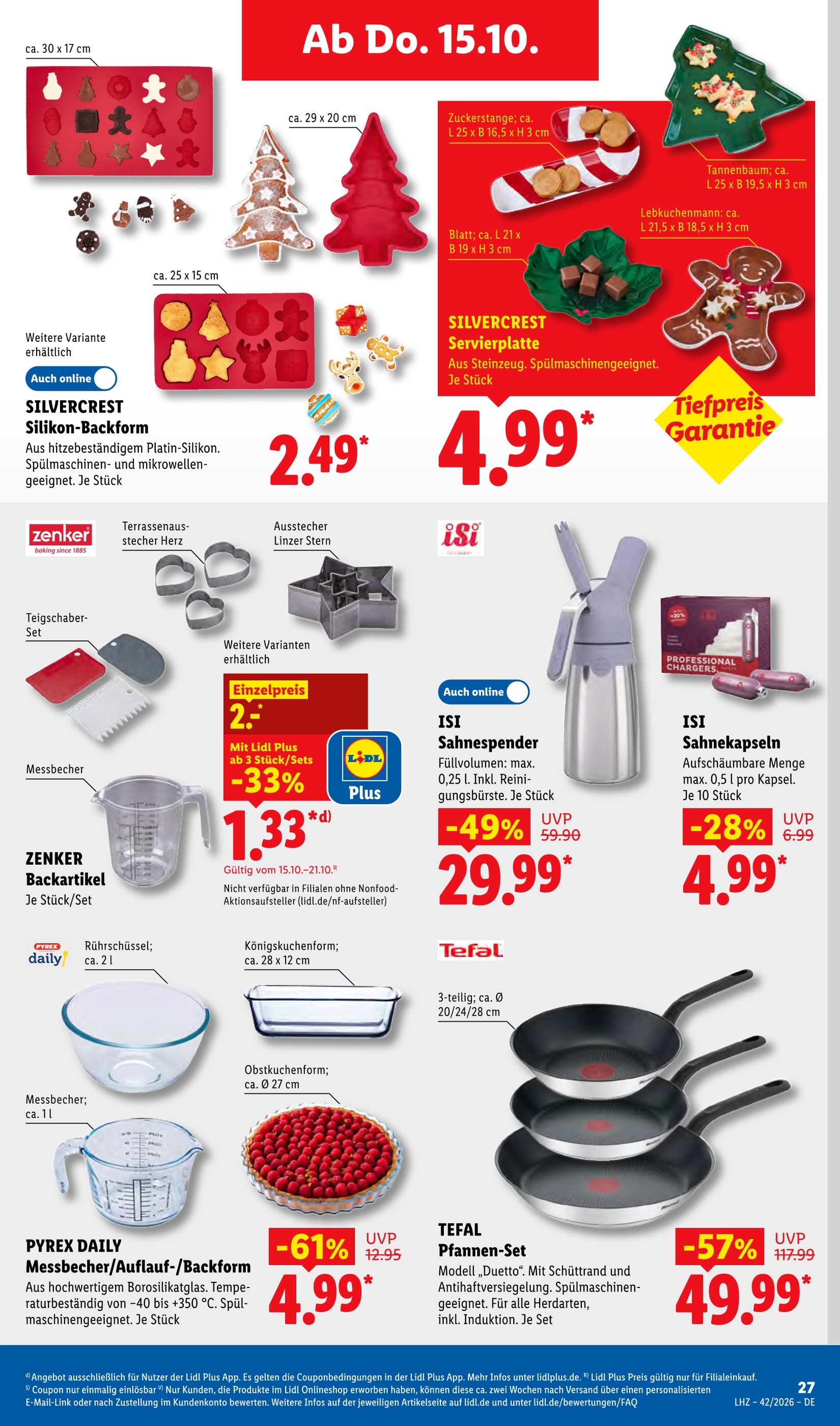 Lidl Backformen Angebot ᐅ Finde den Preis im aktuellen Prospekt