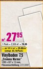Vinylboden 7.5 Cremona Marmor im aktuellen Hornbach Prospekt für 65,78 €