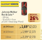 Johnnie Walker Red & Cola Angebote bei Metro Freiberg für 2,01 €