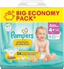 Windeln Premium Protection Gr. 4+ (10-15 kg) Big Pack Angebote von Pampers premium protection bei dm-drogerie markt Aachen für 19,95 €