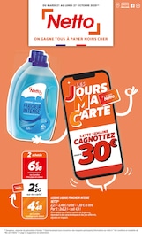 Catalogue Discount Alimentaire Netto en cours à Corbas et alentours, "LES JOURS MA CARTE", 16 pages, 21/10/2025 - 27/10/2025
