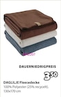 DAGLILJE Fleecedecke im JYSK Prospekt DAGLILJE Fleecedecke von im aktuellen JYSK Prospekt für 3,50 €