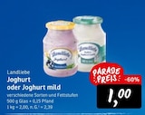 Joghurt oder Joghurt mild bei Konsum im Prospekt "" für 1,00 €
