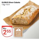 Aktuelle Oliven Angebote bei GLOBUS in Krefeld Aktuelles Oliven-Ciabatta Angebot bei GLOBUS in Krefeld ab 2,55 €