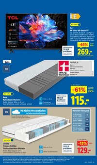 Fernseher im aktuellen Lidl Prospekt (Buchholz (Nordheide)) Fernseher im Lidl Prospekt "LIDL LOHNT SICH" mit 68 Seiten (Buchholz (Nordheide))