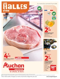 Prospectus Auchan Supermarché : «LES HALLES d'été» avec 8 pages, 23/06/2026 - 29/06/2026 Catalogue Auchan Supermarché en cours à Ville-Saint-Jacques et aux alentours : «LES HALLES d'été» avec 8 pages, valable du 23/06/2026 au 29/06/2026