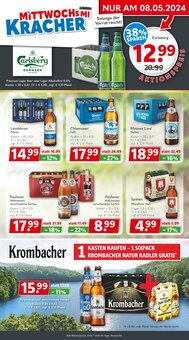 Krombacher im Getränkeland Prospekt "Erfrischenden Herrentag!" mit 12 Seiten (Schwerin)