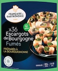 Escargots de bourgogne moyen fumés au bois de hêtre x36 surgelés - FRANÇAISE DE GASTRONOMIE dans le catalogue Intermarché Express